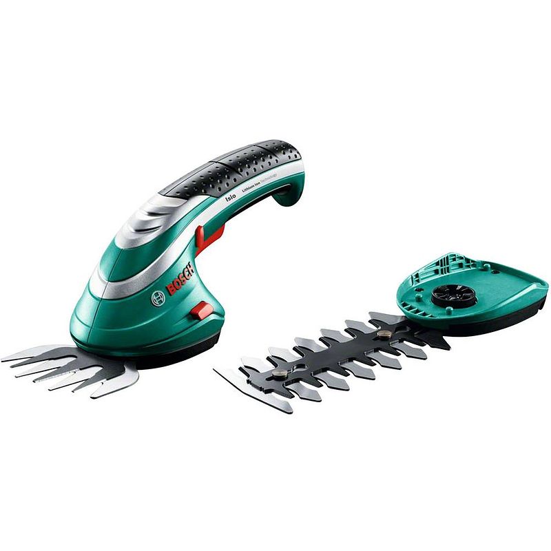 Foto van Bosch home and garden isio set grasschaar, struiksnoeischaar accu incl. accu 3.6 v li-ion