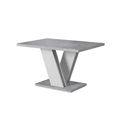 Foto van Meubella - salontafel moris - wit - betonlook