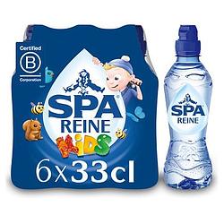 Foto van Spa reine natuurlijk mineraalwater 6 x 33 cl sportdop kids bij jumbo