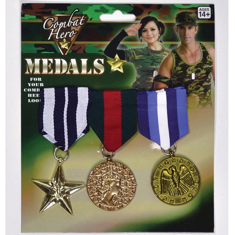 Foto van Militaire medailles 3 stuks - fopartikelen
