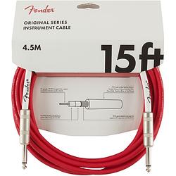 Foto van Fender original cables instrumentkabel 4.5m rood 6.3mm recht