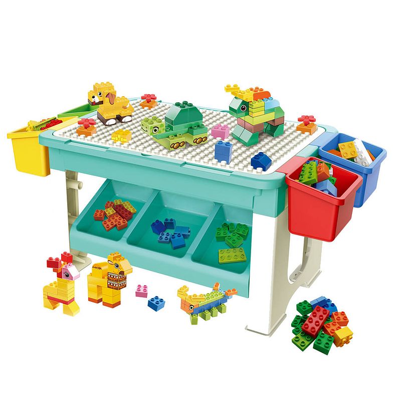 Foto van Decopatent® - speeltafel met bouwplaat (geschikt voor duplo® blokken)