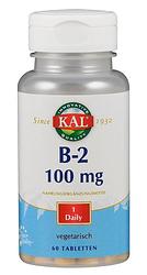 Foto van Kal vitamine b2 100mg tabletten