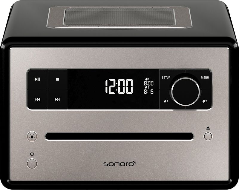 Foto van Sonoro qubo dab radio zwart