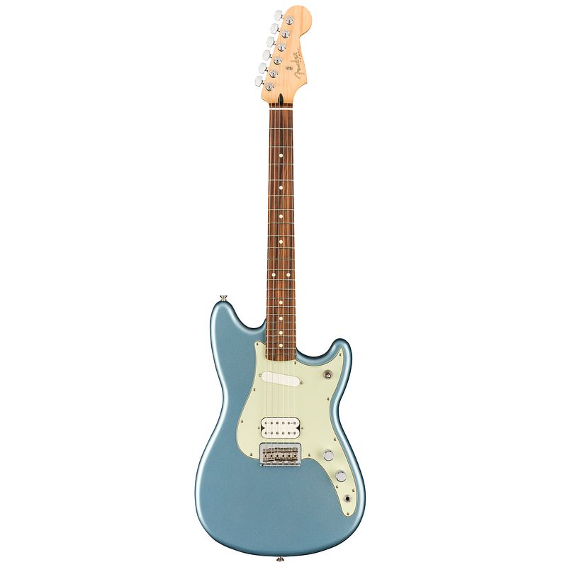 Foto van Fender duo-sonic hs ice blue metallic pf