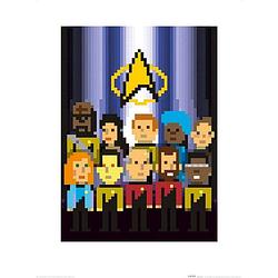 Foto van Pyramid star trek the next generation trexels tng crew kunstdruk 60x80cm