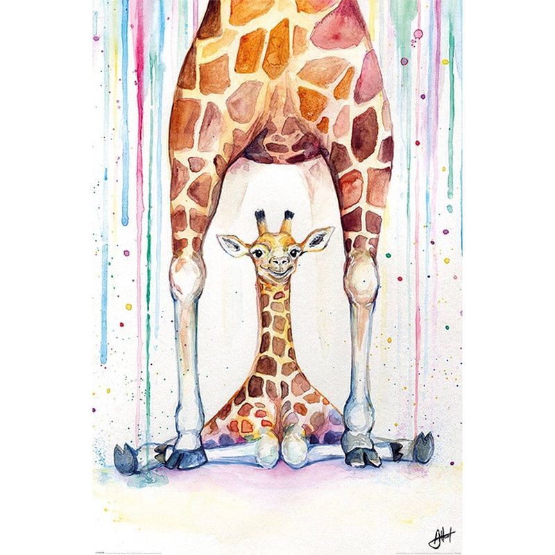 Foto van Pyramid marc allante gorgeous giraffes poster 61x91,5cm