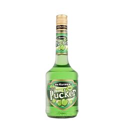 Foto van De kuyper sour apple pucker 0.7 liter likeur