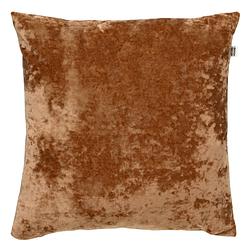 Foto van Dutch decor sky - sierkussen velvet tobacco brown 45x45 cm - bruin - bruin