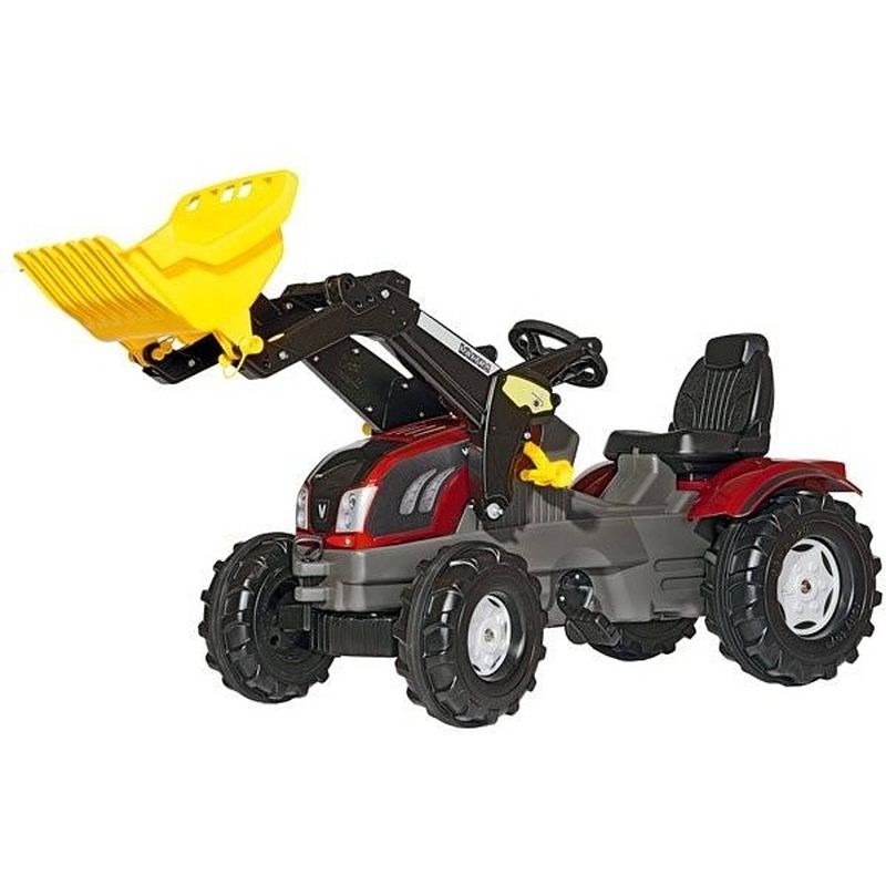 Foto van Rolly toys traptractor rollyfarmtrac valtra t213 rood/zwart