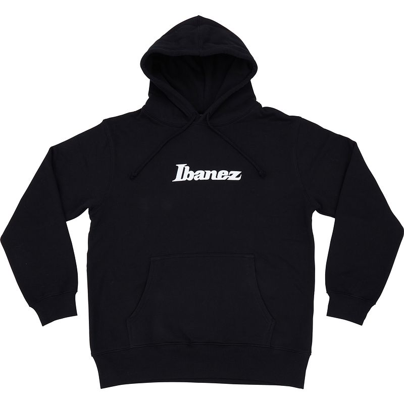 Foto van Ibanez ibap001s official pullover hoodie met wit ibanez-logo maat s