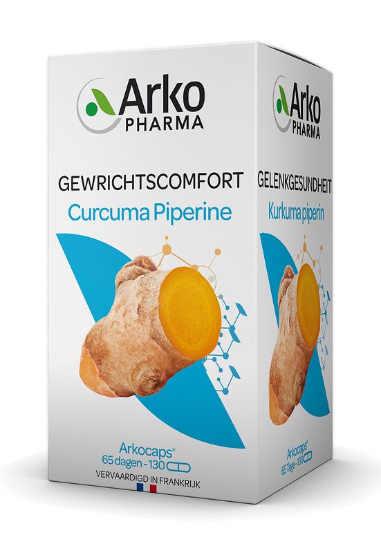 Foto van Arkocaps curcuma piperine capsules