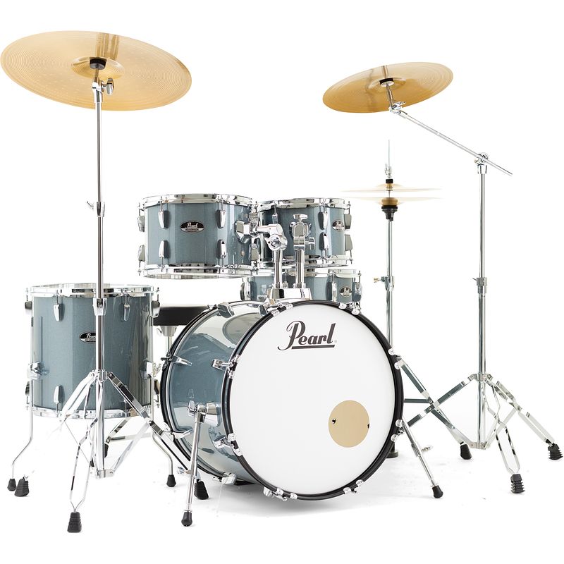 Foto van Pearl rs505bc/c706 roadshow 5-delig drumstel met 3-delige sabian bekkenset