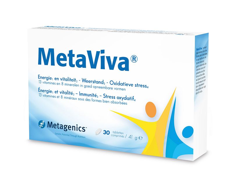 Foto van Metagenics metaviva tabletten