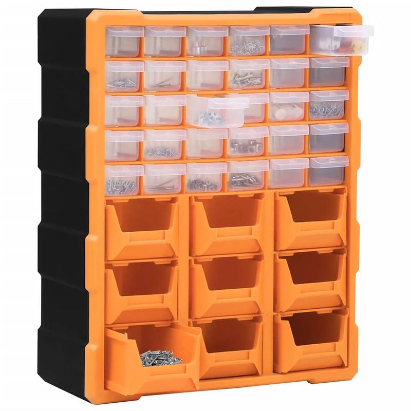 Foto van Infiori organiser met 39 lades 38x16x47 cm