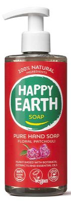 Foto van Happy earth pure hand soap floral patchouli