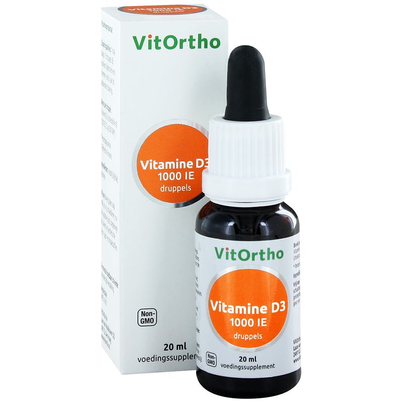 Foto van Vitortho vitamine d3 1000 ie druppels