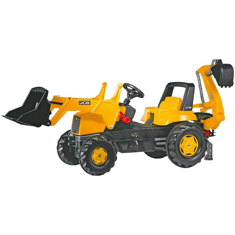 Foto van Rolly toys traptractor rollyjunior jcb geel