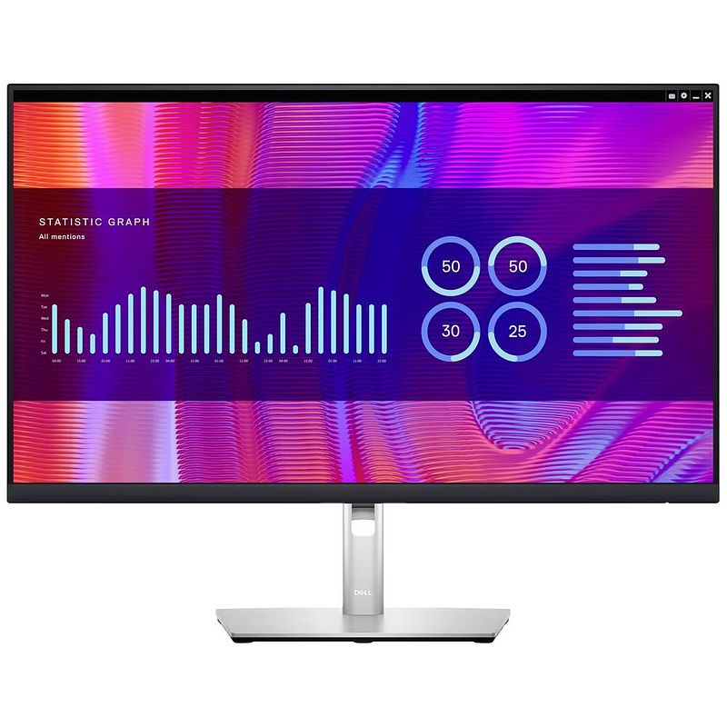 Foto van Dell p2723de professional led-monitor 68.6 cm (27 inch) energielabel f (a - g) 2560 x 1440 pixel qhd 5 ms displayport, hdmi, usb 3.2 gen 1 (usb 3.0), usb-c®,