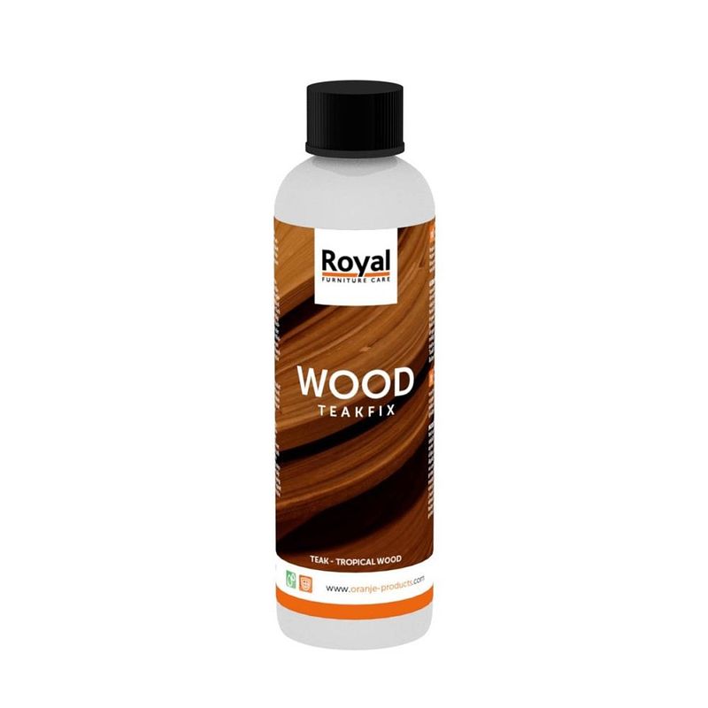 Foto van Oranje furniture care wood teakfix - 250 ml