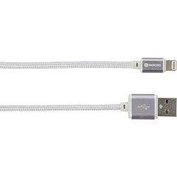 Foto van Skross apple ipad/iphone/ipod aansluitkabel [1x usb - 1x apple dock-stekker lightning] 1.00 m zilver