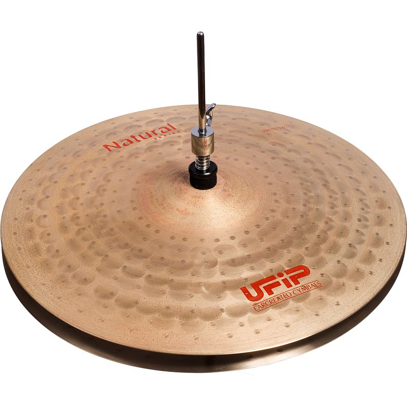 Foto van Ufip ns-16lhh natural series light 16 inch hi hat bekken