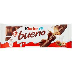 Foto van Kinder bueno melk en hazelnoten 2 stuks 43g bij jumbo