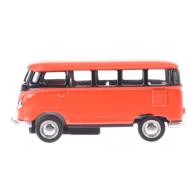 Foto van Goki volkswagen classical bus (1962) oranje 6,5 cm