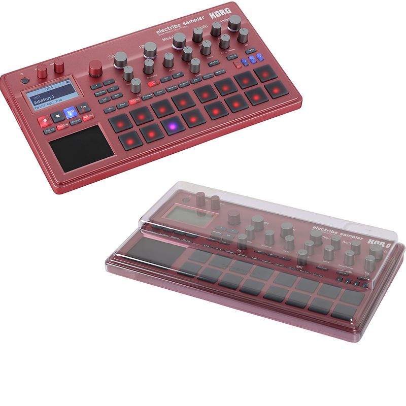 Foto van Korg electribe sampler 2 red + decksaver cover