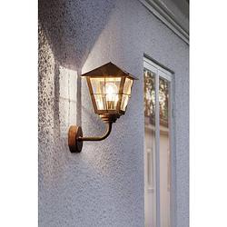 Foto van Konstsmide fenix 438-900 buitenlamp (wand) spaarlamp, led e27 60 w koper