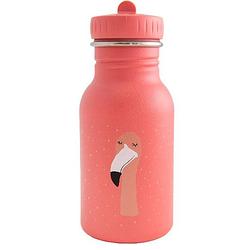 Foto van Trixie drinkbeker mrs. flamingo junior 350 ml rvs roze