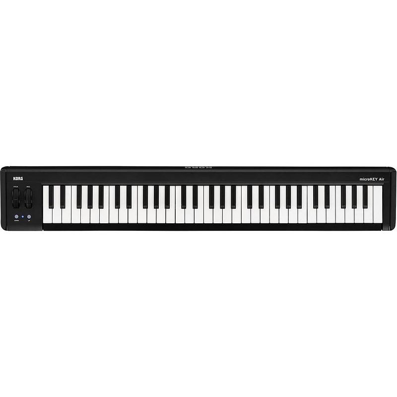 Foto van Korg microkey2 air 61 midi keyboard zwart minitoetsen