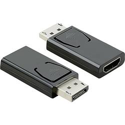 Foto van Value 12.99.3158 adapter [1x displayport stekker - 1x hdmi-bus] zwart