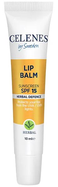 Foto van Celenes by sweden lip balm sunscreen spf15 herbal defense