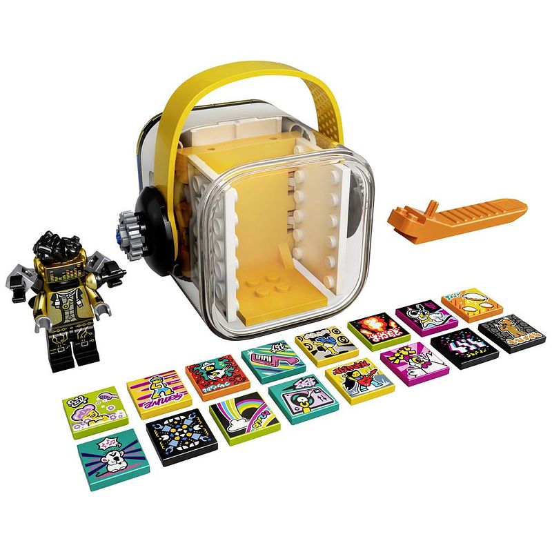 Foto van Lego 43107 vidiyo ™ hiphop robot beatbox muziekvideo-maker, muziekspeelgoed, augmented reality app-set met minifiguur