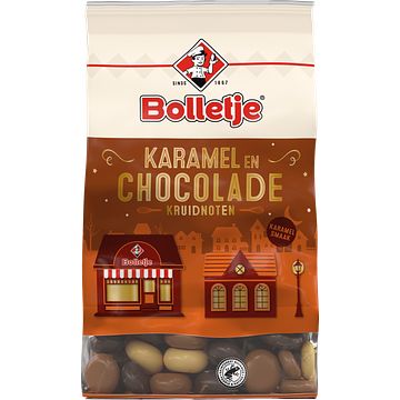 Foto van Bolletje karamel en chocolade kruidnoten 250g bij jumbo