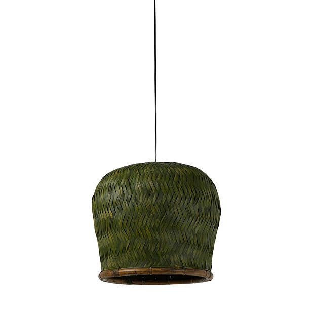 Foto van Light & living - hanglamp patuk - 40x40x36 - groen