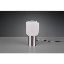 Foto van Light & design - tafellamp - modern - metaal - grijs - voor binnen - woonkamer - eetkamer - slaapkamer - hal