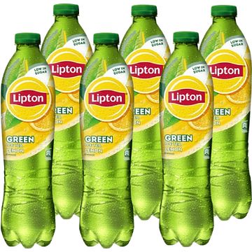 Foto van Lipton ice tea green lemon 6 x 1, 5l bij jumbo