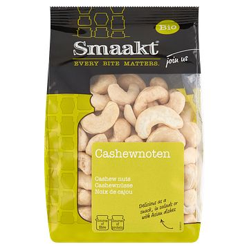 Foto van Smaakt bio cashewnoten 200g bij jumbo
