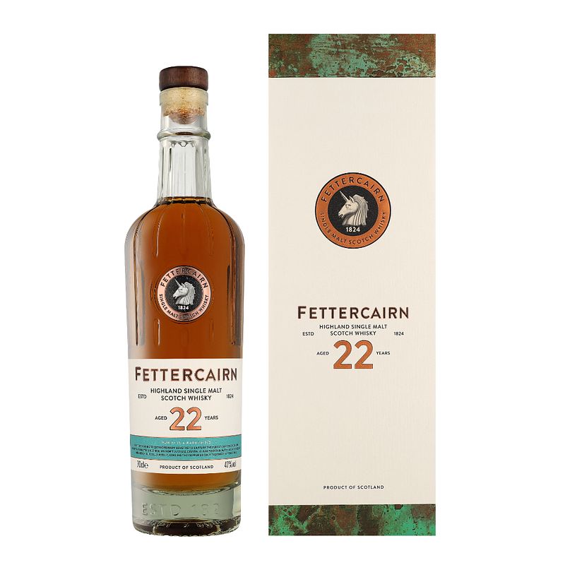 Foto van Fettercairn 22 years 70cl whisky + giftbox