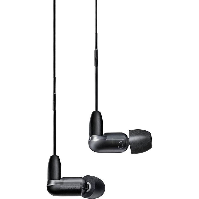 Foto van Shure aonic 3 in ear oordopjes kabel zwart