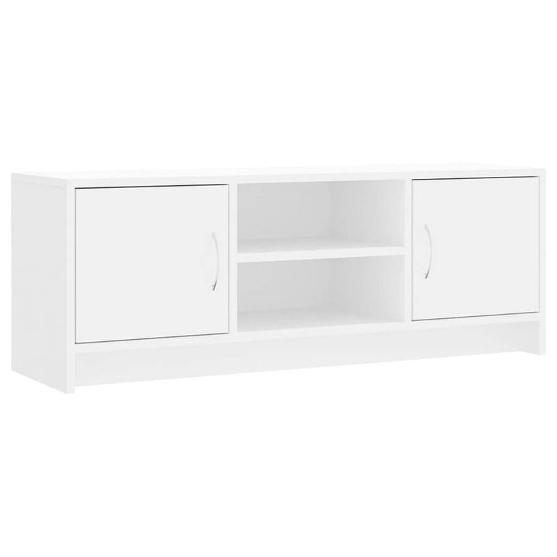 Foto van The living store tv-meubel - wit - 102 x 30 x 37.5 cm - duurzaam hout