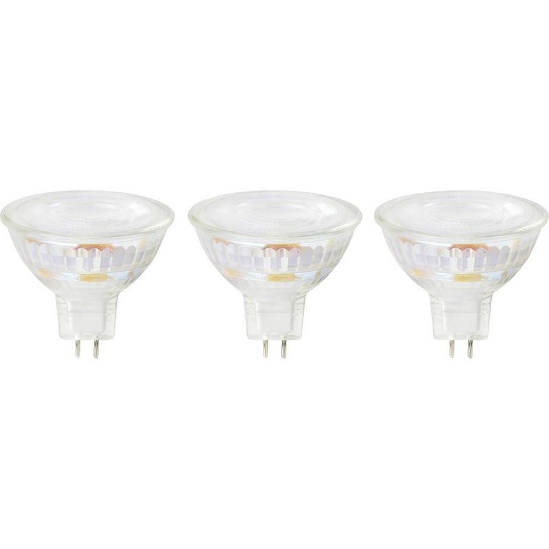 Foto van Sygonix sy-4893258 led-lamp energielabel e (a - g) g5.3 6.1 w = 35 w warmwit (ø x h) 50 mm x 44 mm 3 stuk(s)