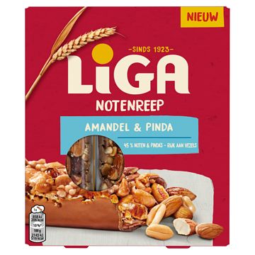 Foto van Liga reep noten amandel & pinda 3 stuks bij jumbo