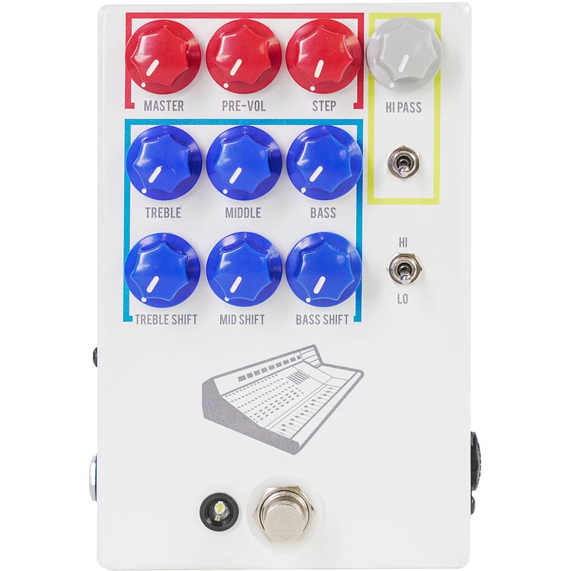 Foto van Jhs pedals colour box v2 preamp / eq / di-box