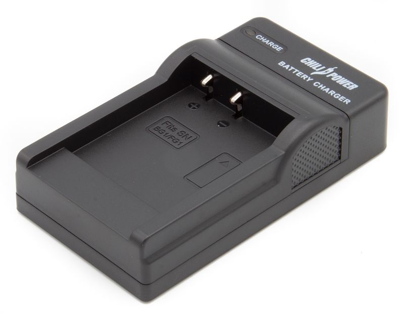 Foto van Chilipower sony np-bg1 en np-fg1 mini usb oplader