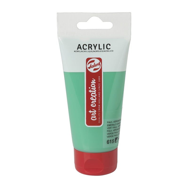 Foto van Talens acrylverf - groen - 75 ml