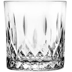 Foto van Glasmark whiskeyglazen - 6x - diamond - 280 ml - glas - waterglazen - whiskeyglazen