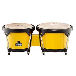 Foto van Nino percussion nino17y-bk 6.5 en 7.5 inch bongo geel